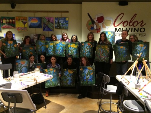 paint and wine class