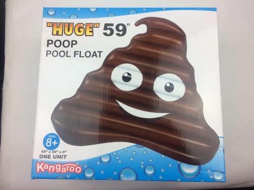 poop emoji pool float