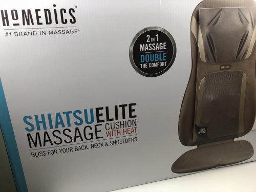 homedics shiatsuelite massage cushion with heat