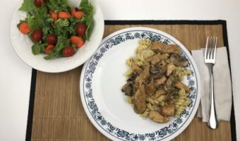 Chicken & Mushroom Fricassee Recipe