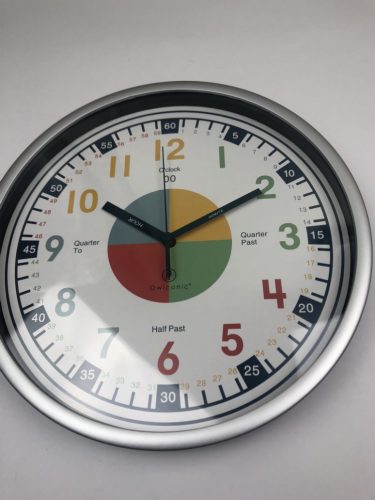 analog telling time clock