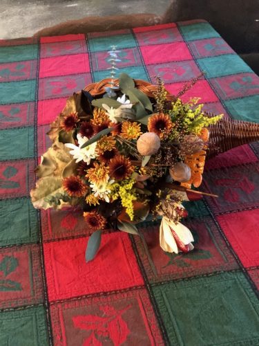 Thanksgiving floral arrangment