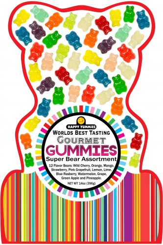 happy yummies gourmet gummies bears