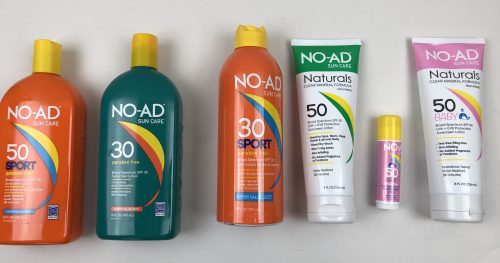 no-ad sunscreen