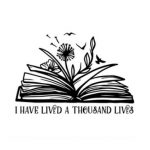 I have lived a thousand lives book sticker