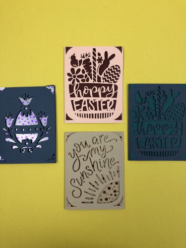 Easter Greeting Cards with Cricut Joy