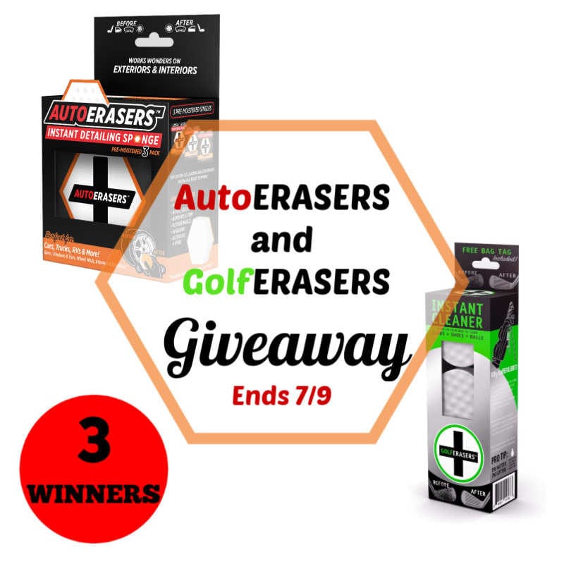 AutoERASERS and GolfERASERS Giveaway